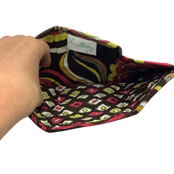 Vera Bradley Puccini Quilted Trifold Wallet ID Window Multiple Compartments - Picture 7 of 8